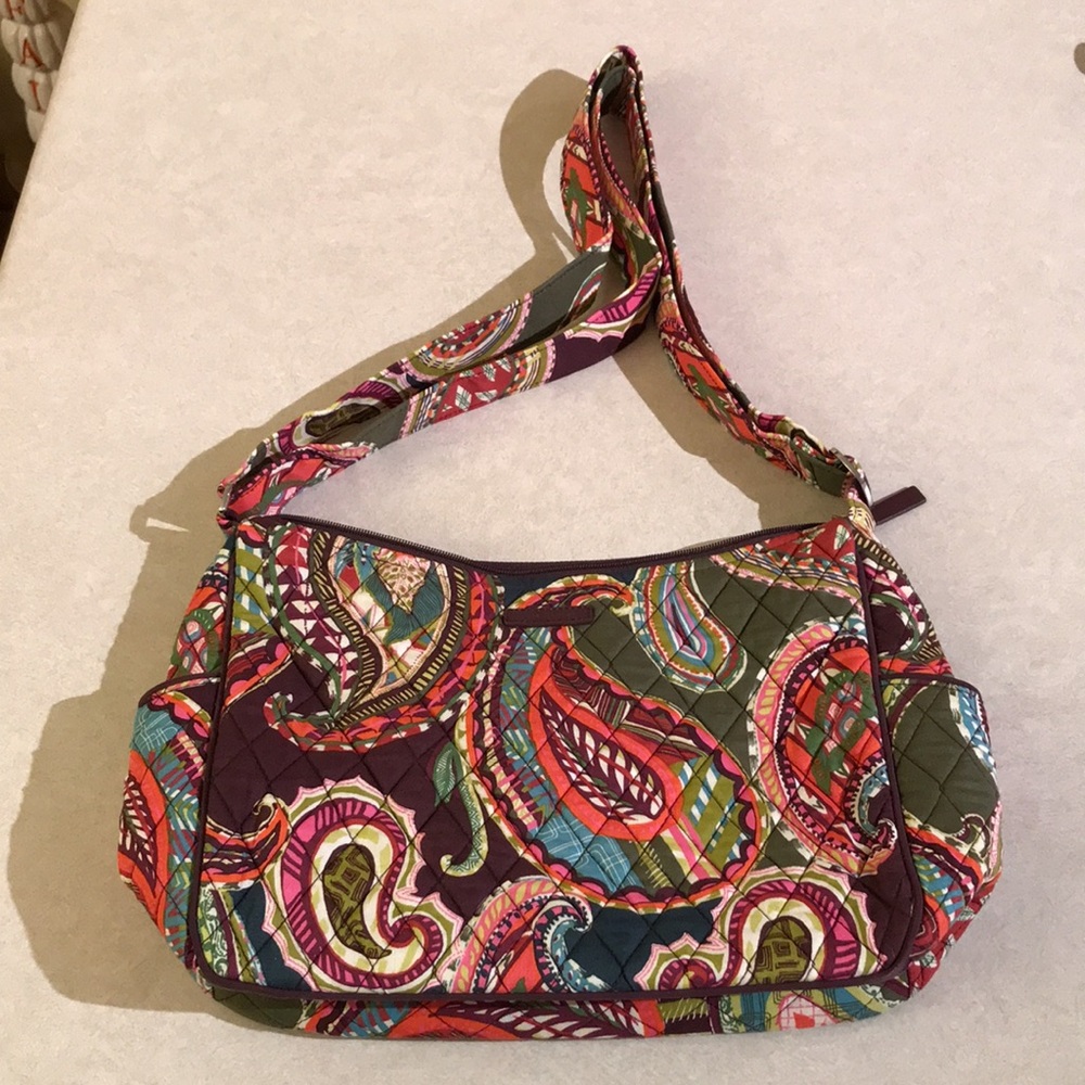 Vera Bradley On The Go Crossbody Bag Beautiful FALL Colors 🍁🍂🎃 - Picture 9 of 11